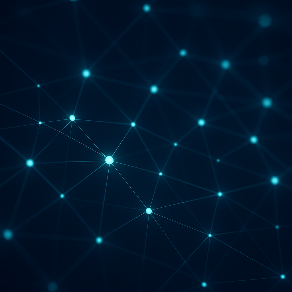 Visualization of an academic knowledge graph connecting universities, scholarships and research paths